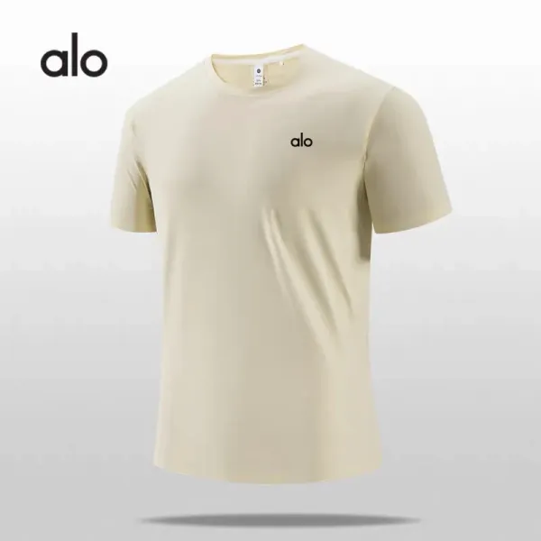 Alo Yoga Essential Performance T-Shirt Forest Green - 6
