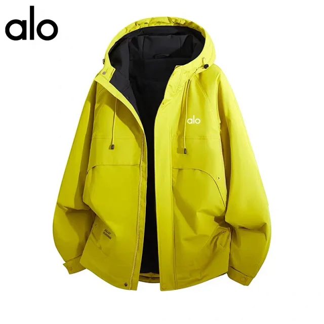Alo Down Jackets Hooded insulated jacket with flap pockets product detail image 3