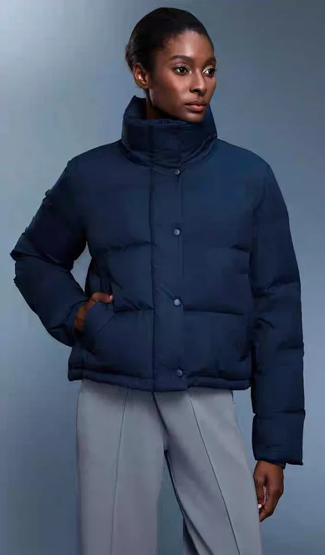Alo Down Jackets Cropped hooded puffer jacket product detail image 24