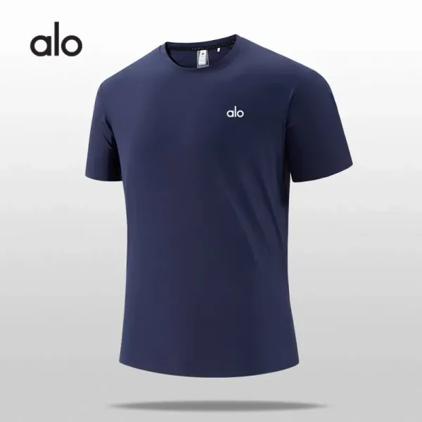 Alo Yoga Essential Performance T-Shirt Forest Green - 5