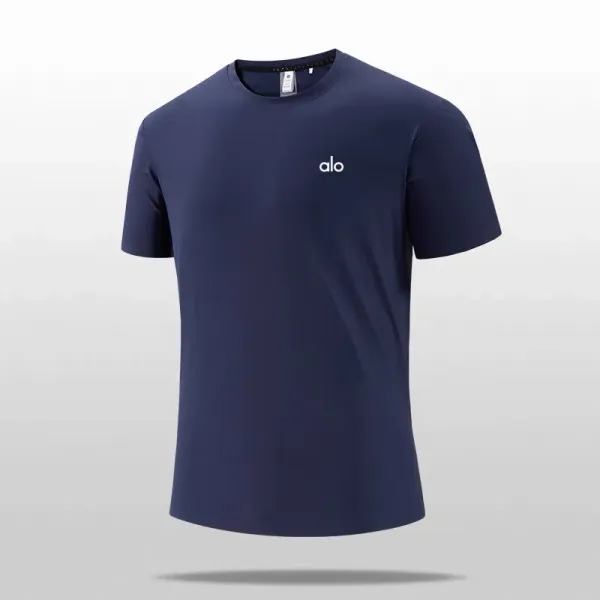 Alo Yoga Essential Performance T-Shirt Forest Green - 7