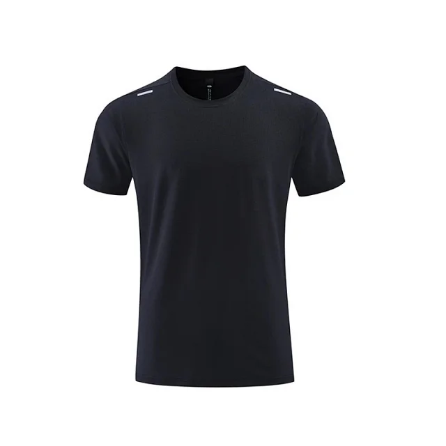 Alo T-Shirts Short-Sleeve Crewneck Performance T-Shirt with Reflective Shoulder Accents product detail image 15
