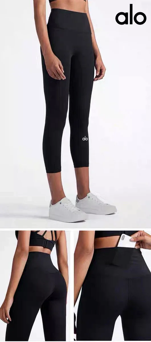 Alo Yoga Trousers High-rise 7/8 leggings product detail image 32