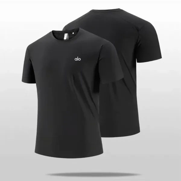 Alo Yoga Essential Performance T-Shirt Black - 1