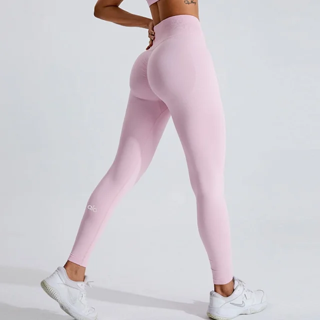 Alo Yoga Trousers High-Waisted V-Waist Scrunch Leggings product detail image 3