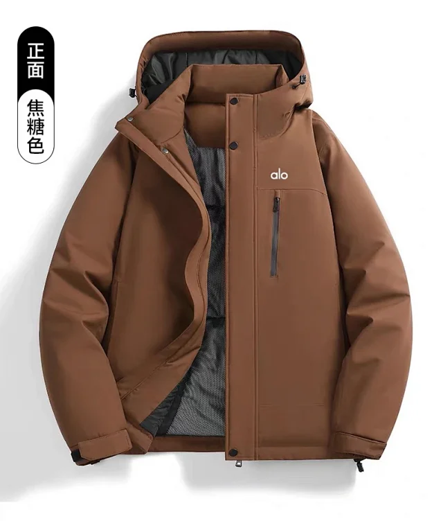 Alo Down Jackets Hooded insulated waterproof jacket product detail image 22