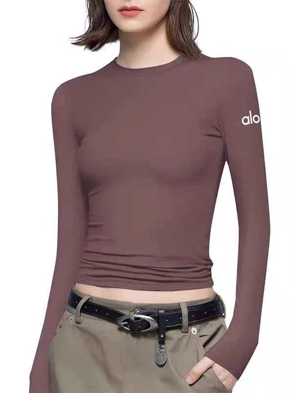 Alo Yoga Long Sleeve Crop Top 