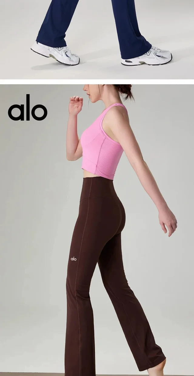 Alo Trousers High-Waisted Flared Yoga Pants product detail image 24