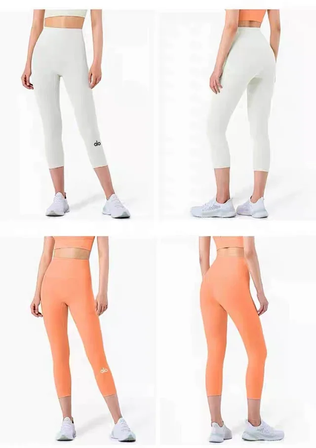 Alo Yoga Trousers High-rise 7/8 leggings product detail image 40