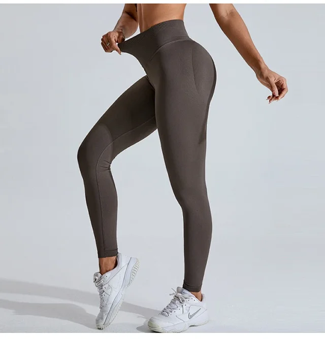 Alo Yoga Trousers High-Waisted V-Waist Scrunch Leggings product detail image 15