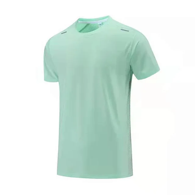Alo T-Shirts Short-Sleeve Crewneck Performance T-Shirt with Reflective Shoulder Accents product detail image 20