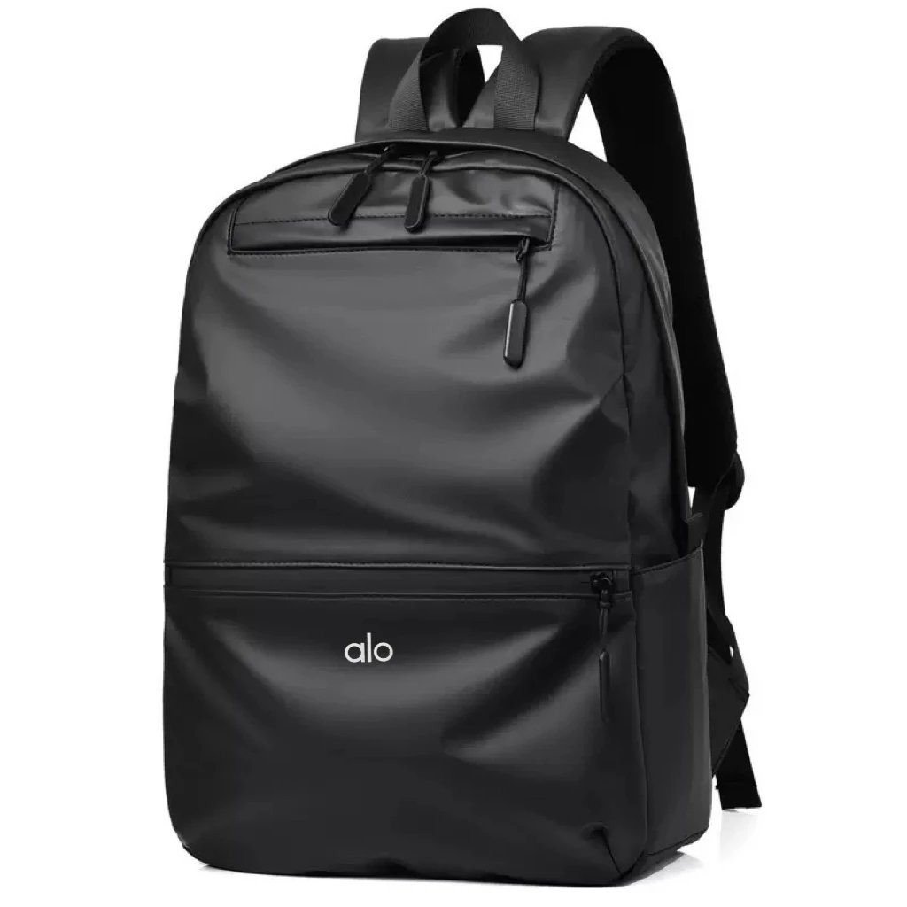 Alo Backpacks Zip-Front Backpack — Black