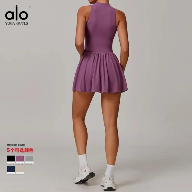 Unbranded Dresses Sleeveless High-Neck Tennis Dress product detail image 4