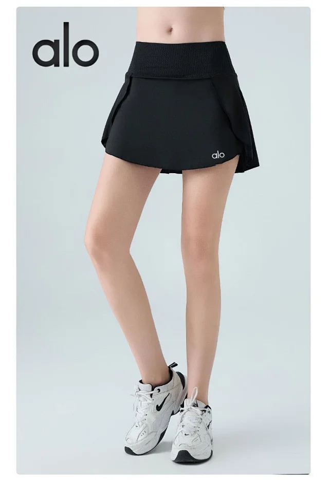 Alo Yoga Skirts High-Waisted Ruffle Tennis Skort product detail image 5