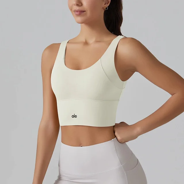 Alo Yoga Underwear Longline Scoop-Neck Sports Bra product detail image 6