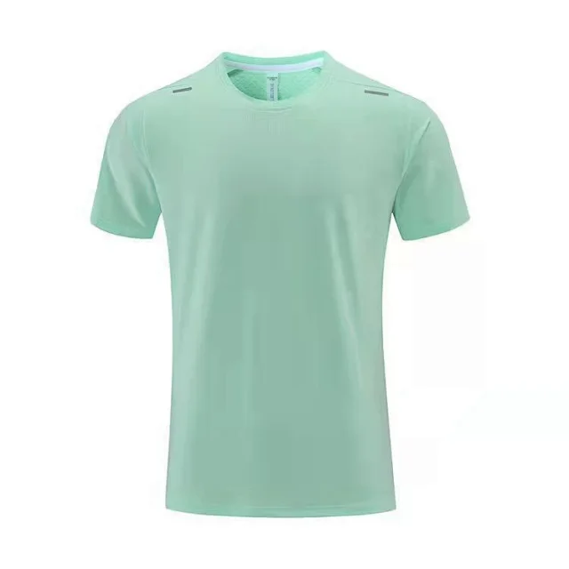 Alo T-Shirts Short-Sleeve Crewneck Performance T-Shirt with Reflective Shoulder Accents product detail image 19
