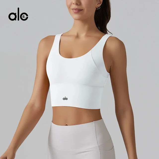 Alo Yoga Underwear Longline Scoop-Neck Sports Bra product detail image 1