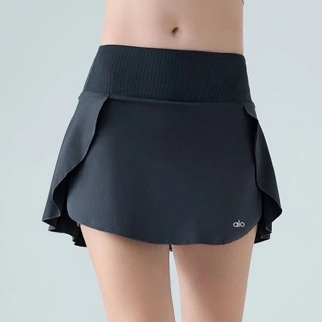 Alo Yoga Skirts High-Waisted Ruffle Tennis Skort product detail image 12