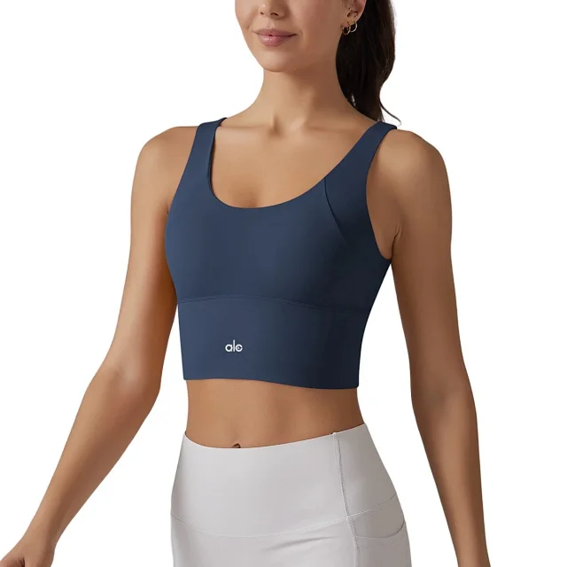 Alo Yoga Underwear Longline Scoop-Neck Sports Bra product detail image 5