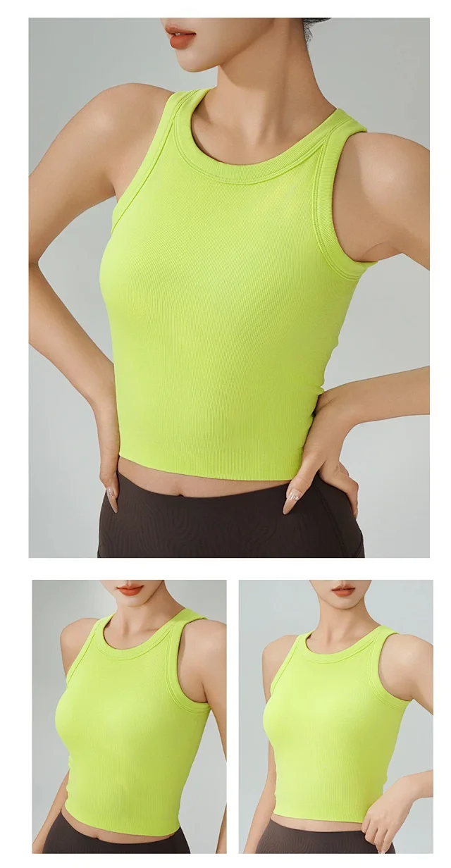 Alo Yoga Vests Ribbed Cropped Tank Top product detail image 29
