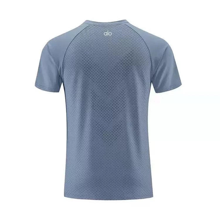 Alo T-Shirts Short-Sleeve Crewneck Performance T-Shirt with Reflective Shoulder Accents image 5