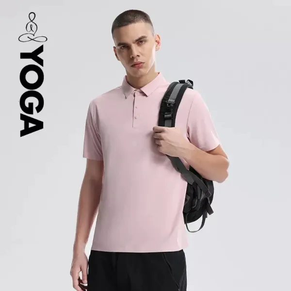 Yoga Performance Polo Beige Polo - 8