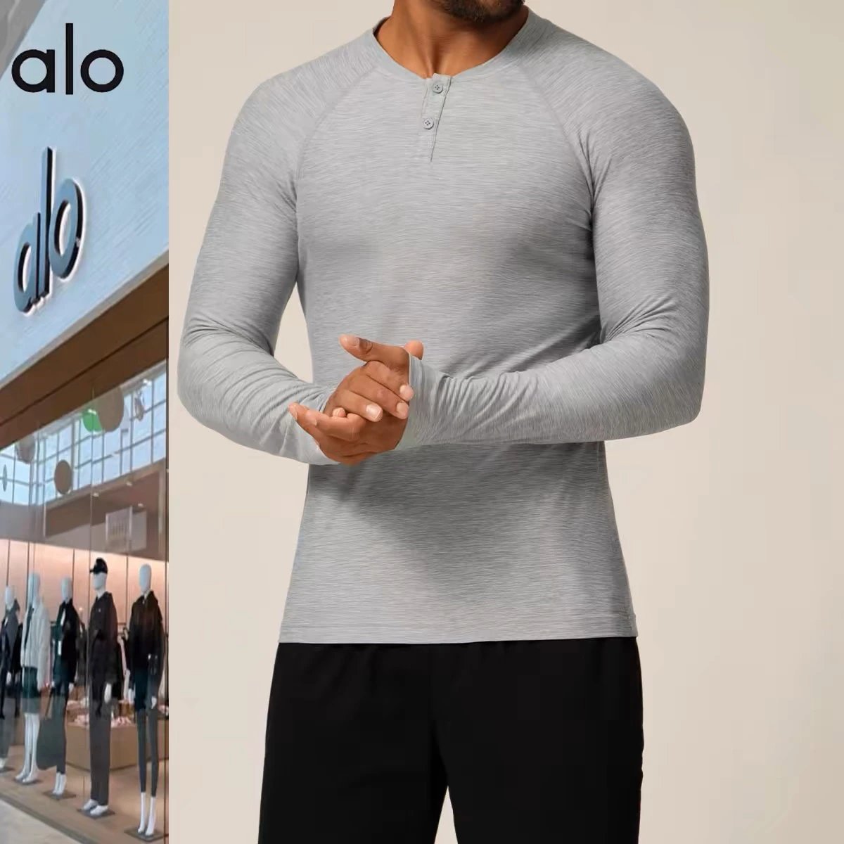 Alo Henley Long Sleeve T-Shirt