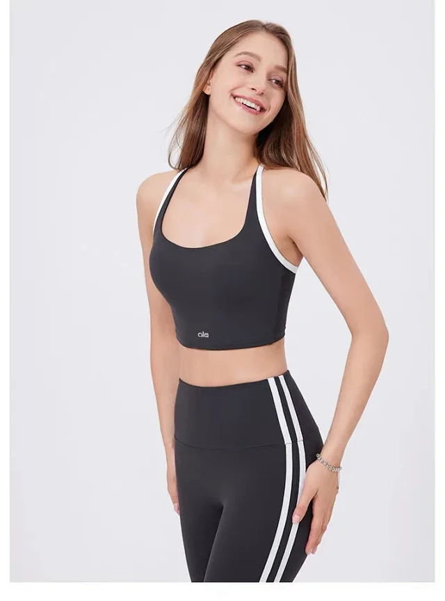 Alo Yoga Underwear Colorblock Square-Neck Sports Bra product detail image 24