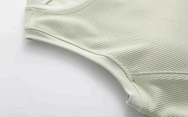 Alo Yoga Vests Ribbed sleeveless athletic vest with built-in padding product detail image 34