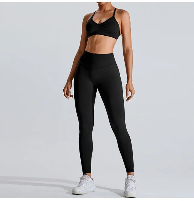 Alo Yoga Trousers High-Waisted V-Waist Scrunch Leggings product detail image 19