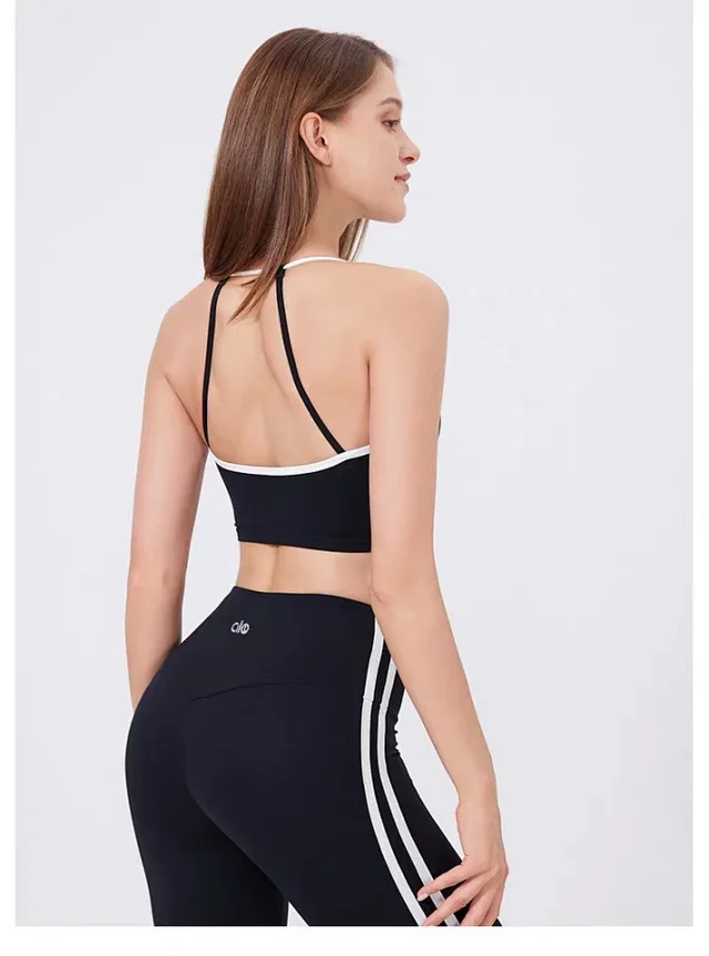 Alo Yoga Underwear Colorblock Square-Neck Sports Bra product detail image 22