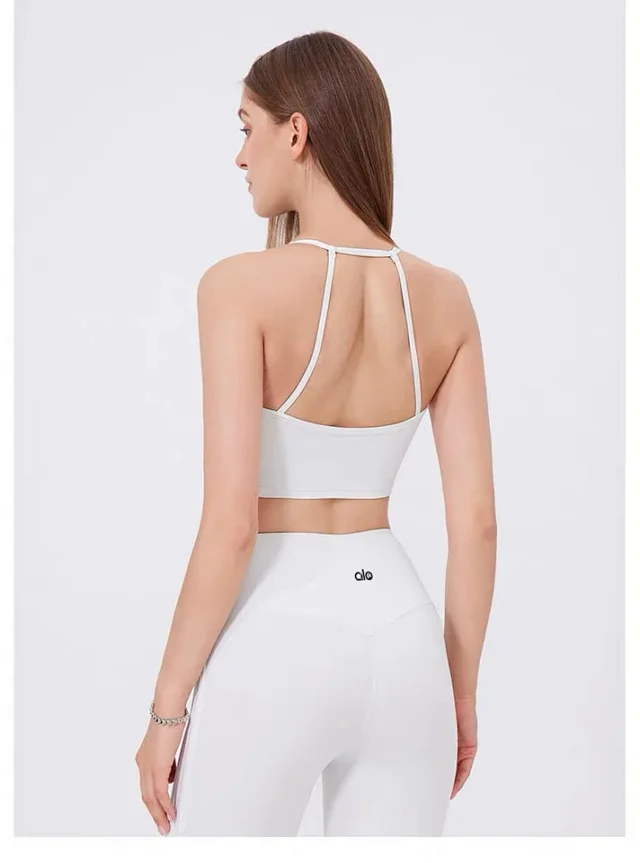 Alo Yoga Underwear Colorblock Square-Neck Sports Bra product detail image 19
