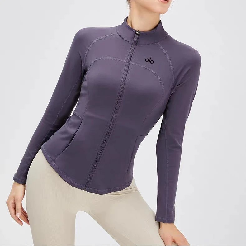 Alo Yoga Long Sleeve Zip-Up Ja
