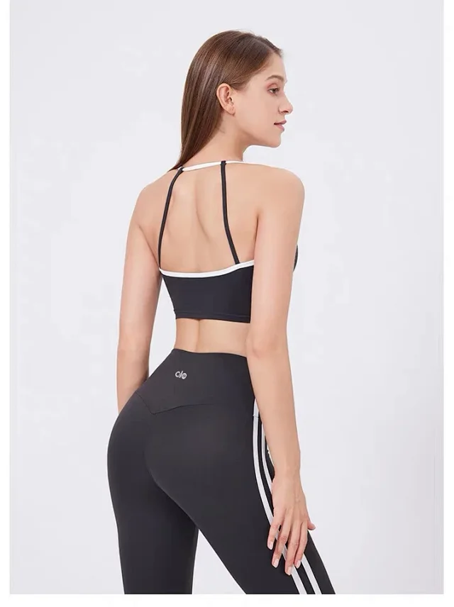 Alo Yoga Underwear Colorblock Square-Neck Sports Bra product detail image 25