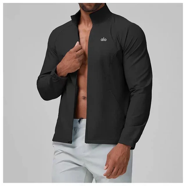 Alo Jackets Stand-Collar Zip Jacket product detail image 3