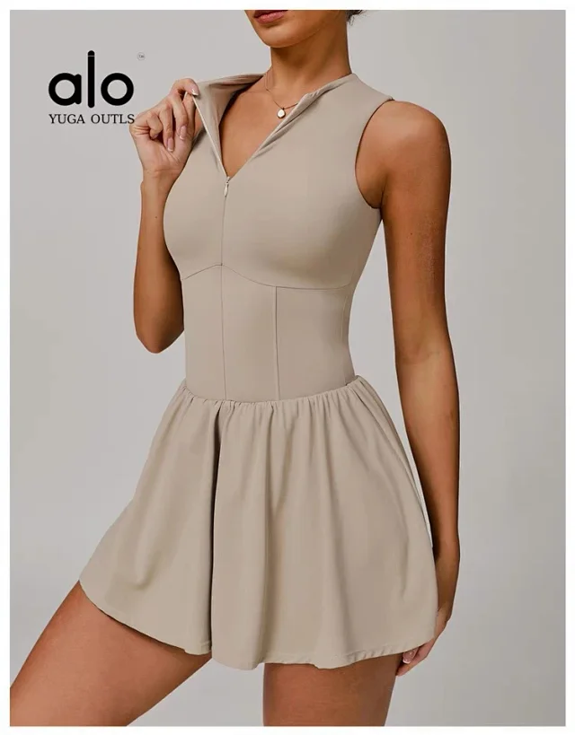Unbranded Dresses Sleeveless High-Neck Tennis Dress product detail image 20