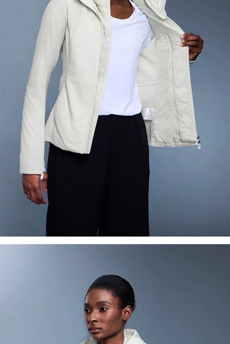 Lululemon Define Jacket Ivory White Outerwear - 16
