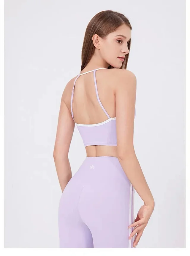 Alo Yoga Underwear Colorblock Square-Neck Sports Bra product detail image 16