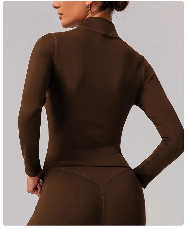 Alo Yoga Jackets Fitted full-zip stand-collar jacket product detail image 29