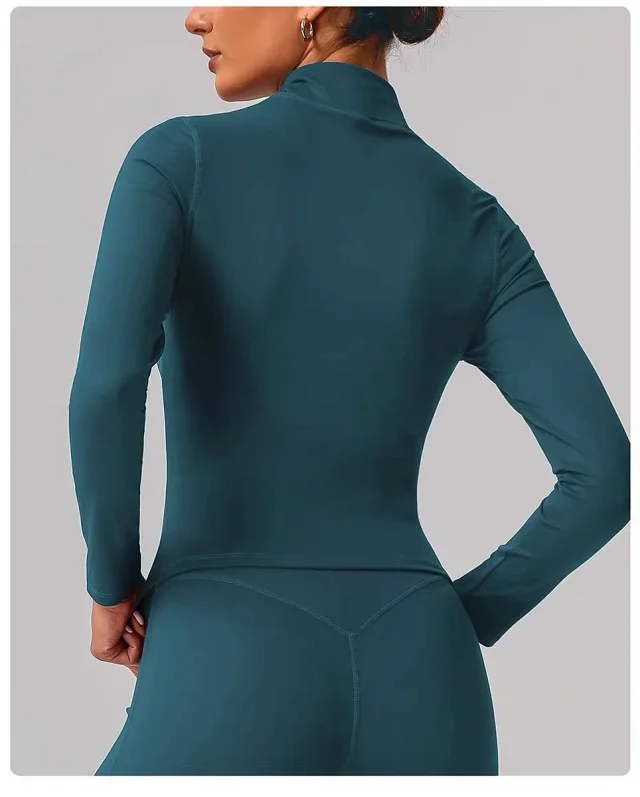 Alo Yoga Jackets Fitted full-zip stand-collar jacket product detail image 19