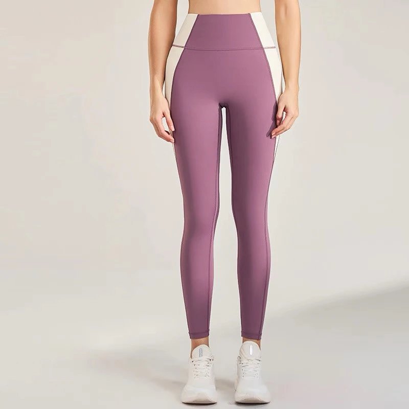 Alo Yoga Trousers High-Waisted Contrast-Panel Leggings image 10