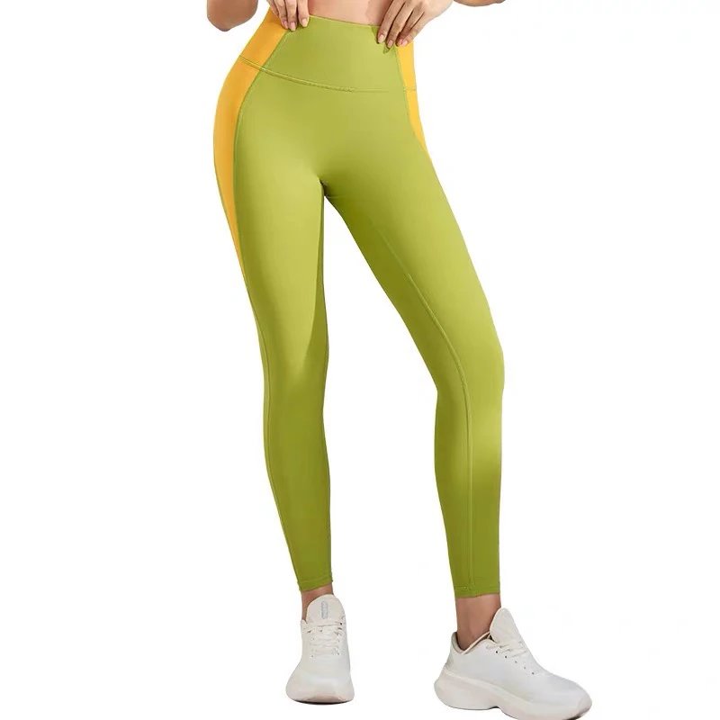 Alo Yoga Trousers High-Waisted Contrast-Panel Leggings image 5