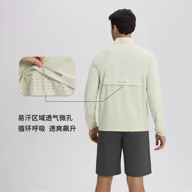 Alo Jackets Stand-collar lightweight zip jacket product detail image 4