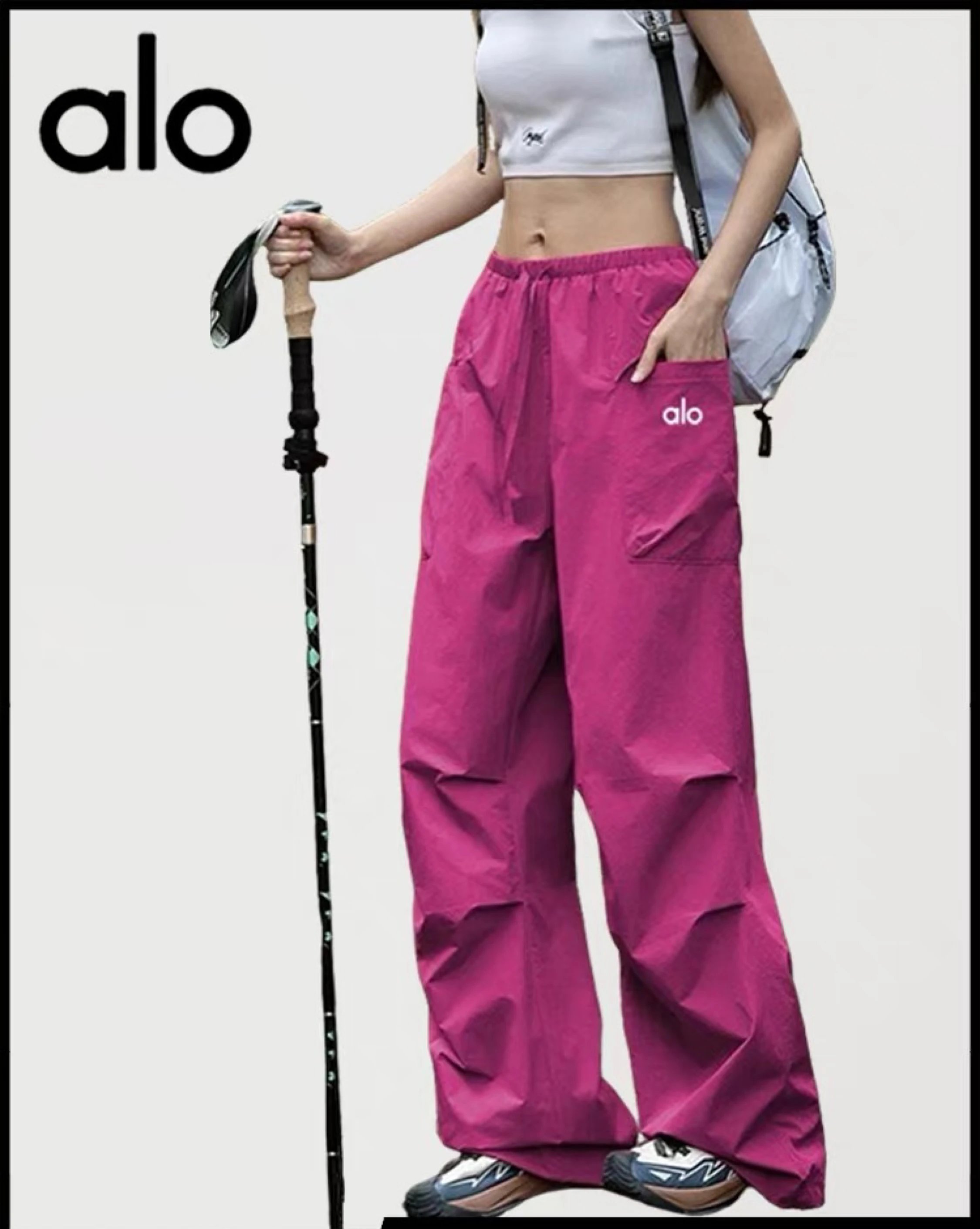Alo Yoga Trousers wide-leg cargo pants image 2