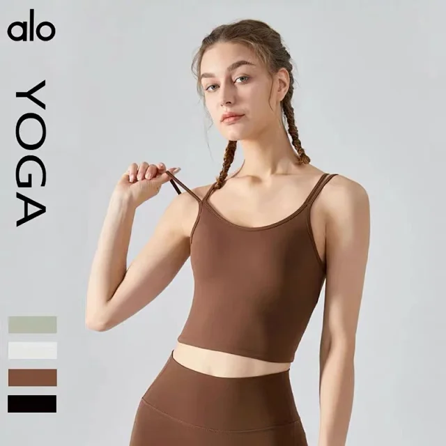 Alo Yoga Underwear Strappy Open-Back Cropped Sports Bra product detail image 2