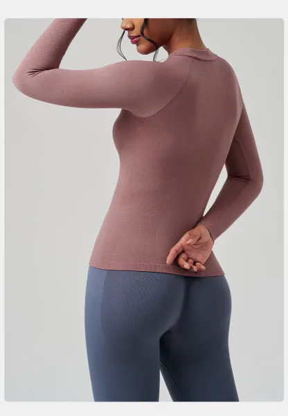 Alo Long Sleeve Mock Neck Base Layer Black - 15