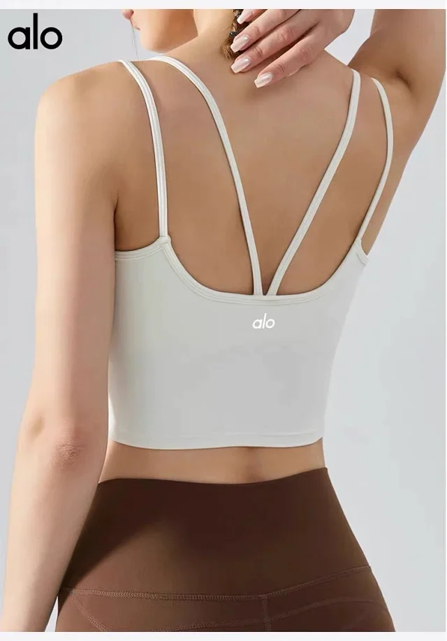 Alo Yoga Underwear Strappy Open-Back Cropped Sports Bra product detail image 22