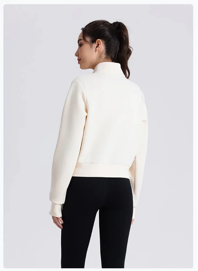 Alo Yoga Hoodies & Sweatshirts Full-Zip Stand-Collar Sweatshirt product detail image 24