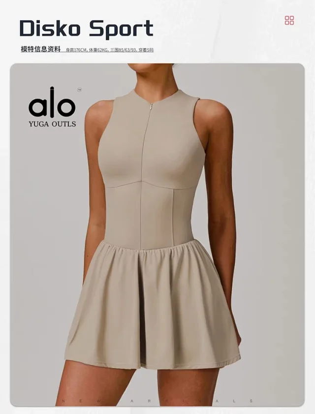Unbranded Dresses Sleeveless High-Neck Tennis Dress product detail image 10