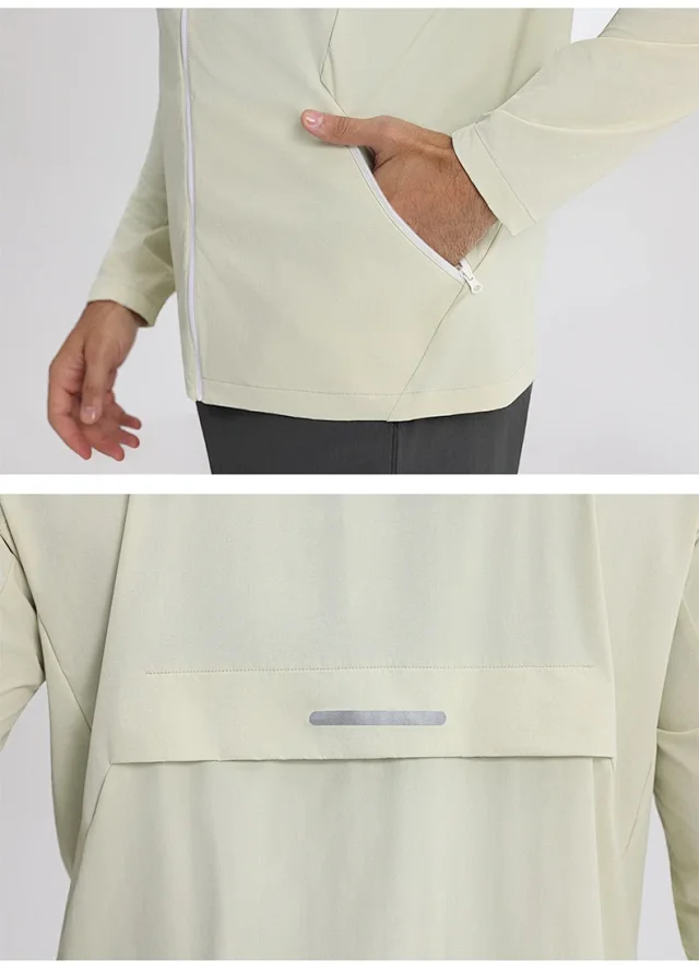 Alo Jackets Stand-collar lightweight zip jacket product detail image 23